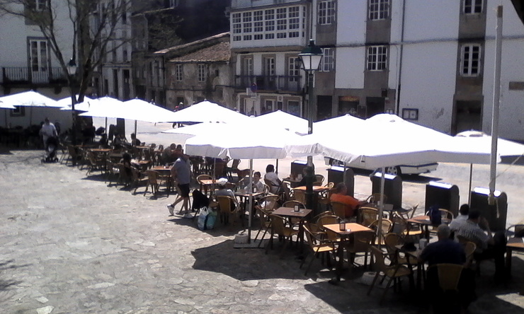 Terraza en Santiago de Compostela