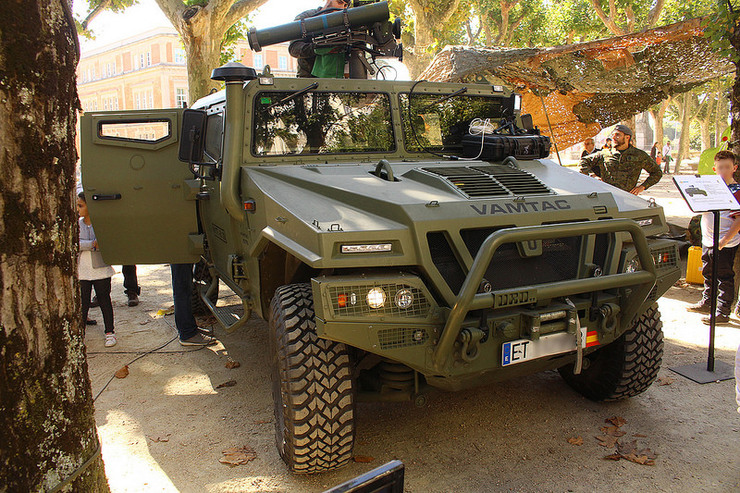 Un vehículo militar da Brilat / militar.com
