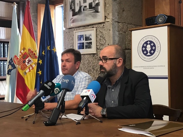 O alcalde de Sada e o concelleiro representante na comisión de Meirás / Europa Press