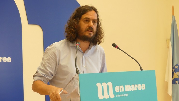 O portavoz nacional de Anova, Antón Sánchez. EN MAREA