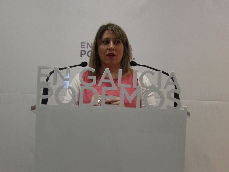 A secretaria xeral de Podemos Galicia, Carmen Santos 