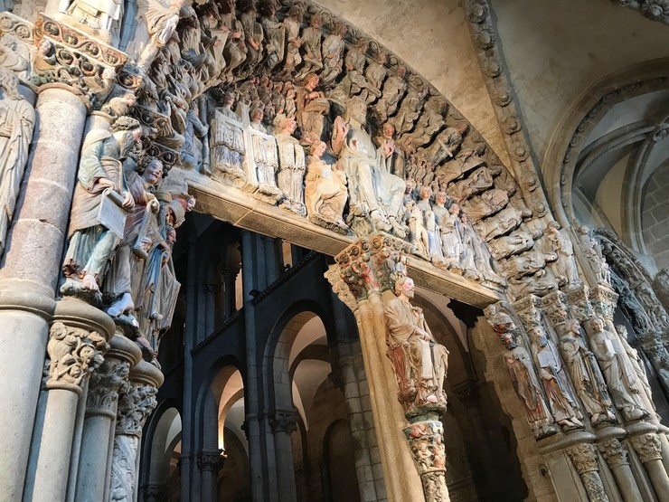 Portico da Gloria da Catedral de Santiago de Compostela 