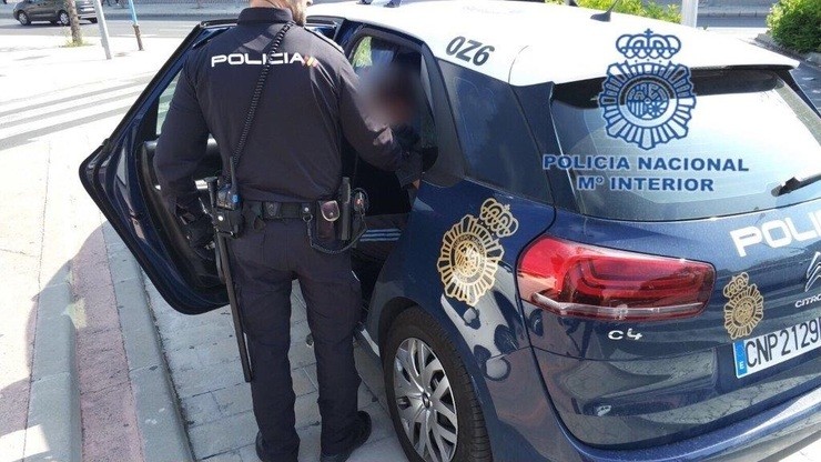 Un coche patrulla da Policía  