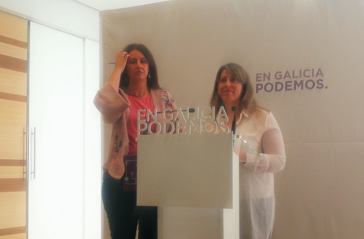 Presentación do acto do 'Día dá Matria' de Podemos Galicia en Sarria. 