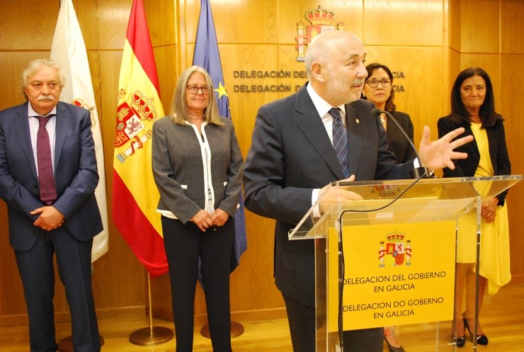 O delegado do Goberno en Galicia cos novos subdelegados.. DELEGACIÓN DEL GOBIERNO EN GALICIA 