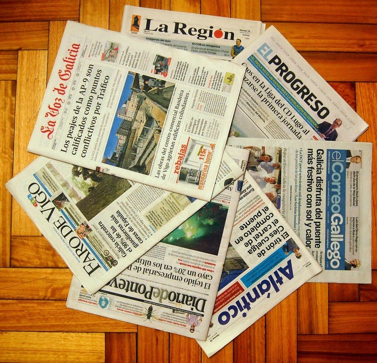 Medios galegos que reciben publicidade da Xunta 