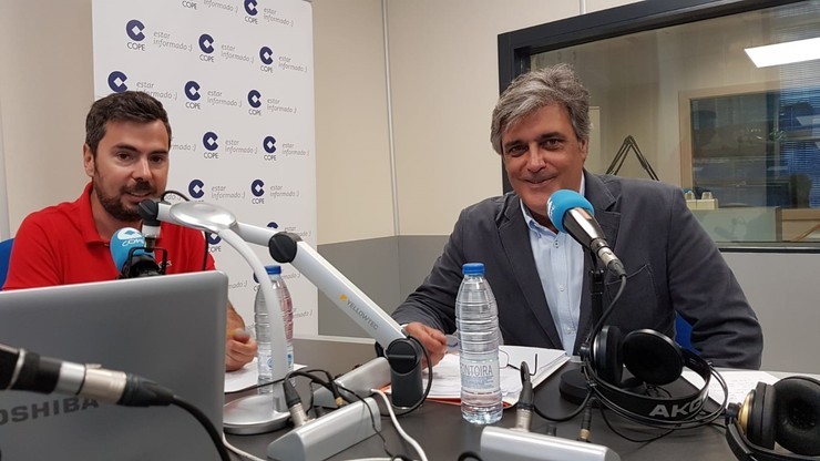 O portavoz do PP no Parlamento galego, Pedro Puy, en entrevista para COPE. PP 