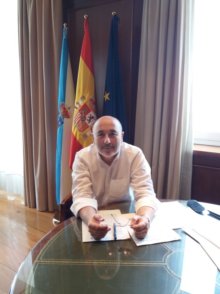 El delegado del Gobierno, el socialista Javier Losada, en una entrevista con EP 