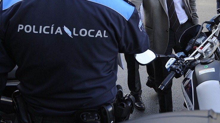 A Policía Local acode a un accidente