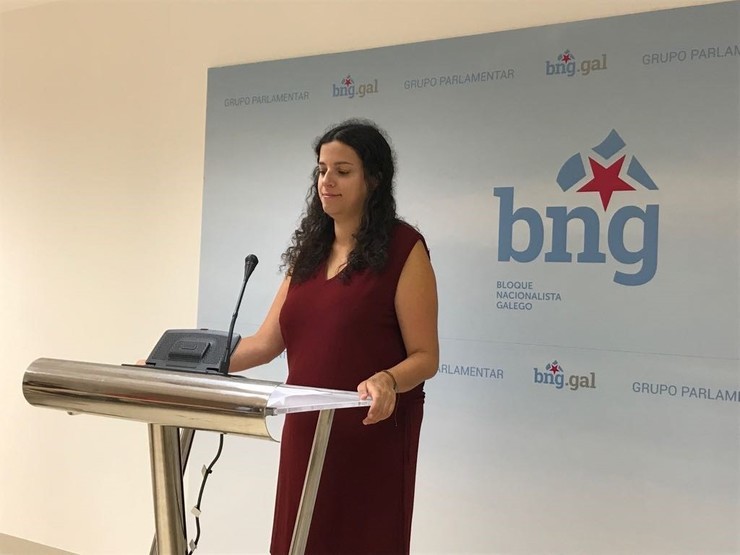 A deputada do BNG, Noa Presas