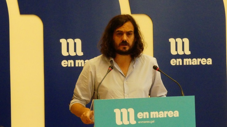 O deputado de En Marea Antón Sánchez 
