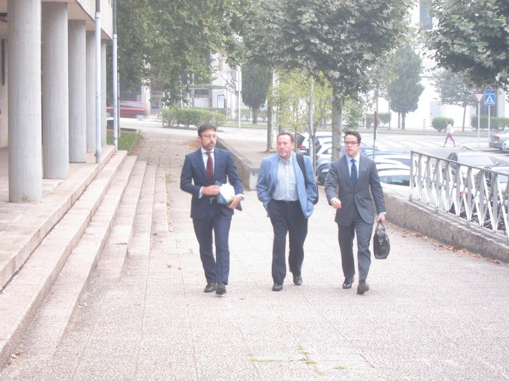 Fernando Rebón á súa chegada aos xulgados polo caso Alvia. Europa Press 