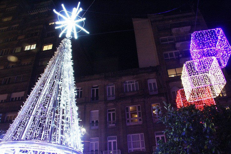 Luces de Nadal en Vigo, 2017 
