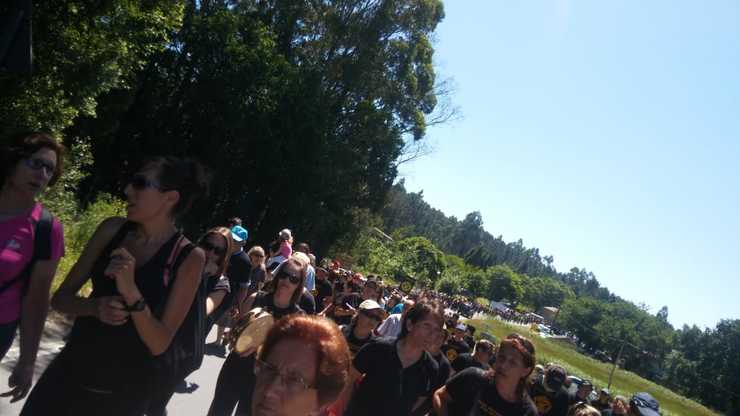 Manifestación contra proxecto Toysal en Teo