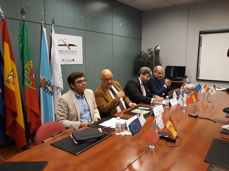 Reunión do Eixo Atlántico con representantes de Arriva Spain Rail 