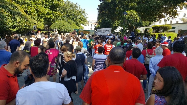 Manifestación en defensa da comarca de Ordes.. PLATAFORMA NON EÓLICOS EN ORDES 