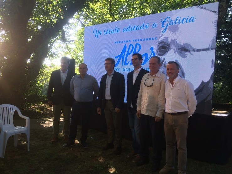 Homenaxe a Albor no Parque de Bonaval / Europa Press