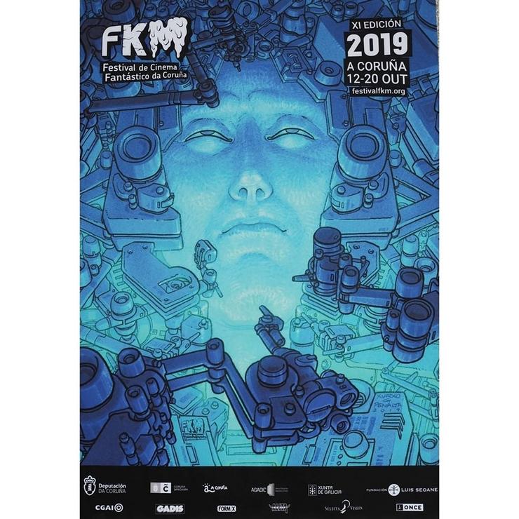 Cartel do FKM A Coruña 2019. FKM 