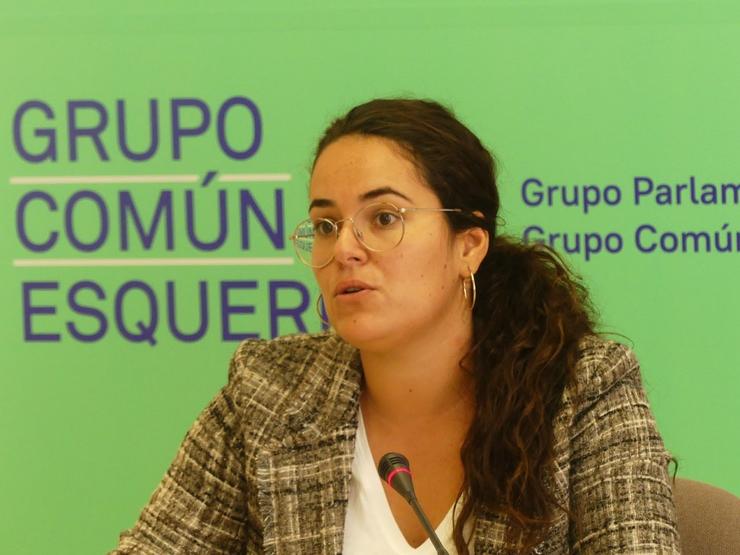 A deputada de Grupo Común da Esquerda Luca Chao.