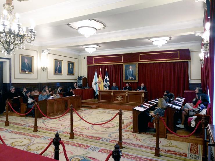 Pleno no Concello de Ferrol. / Europa Press