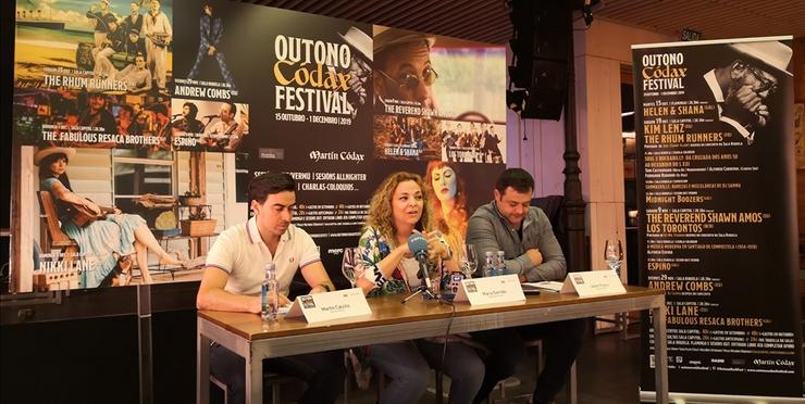 Presentación do Outono Códax Festival 2019. Fonte: Organización