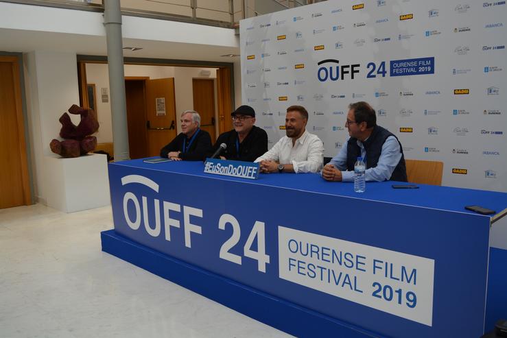 O director da premiada longametraxe 'Ou que arde', Oliver Laxe, no Festival Internacional de Cinema de Ourense (OUFF). 