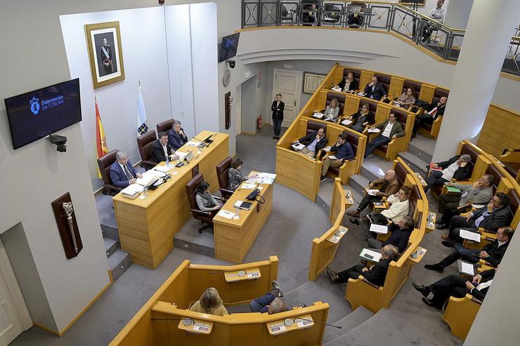 Pleno da Deputación da Coruña. DEPUTACIÓN DA CORUÑA 