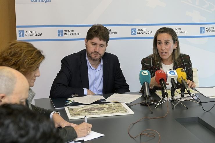 Carlos Calvelo e Ethel Vázquez en rolda de prensa. XUNTA 