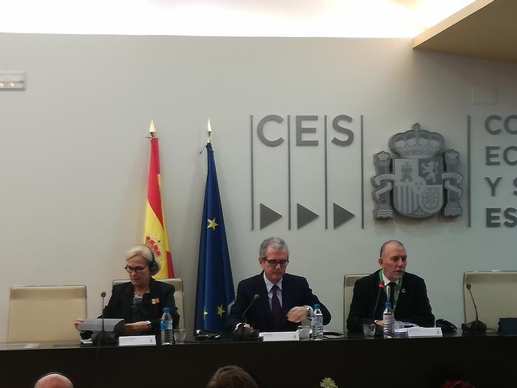 O presidente de Inditex, Pablo Illa, no acto de celebración do X Aniversario do Acordo Mundial entre UNI Global Union- Inditex / Europa Press