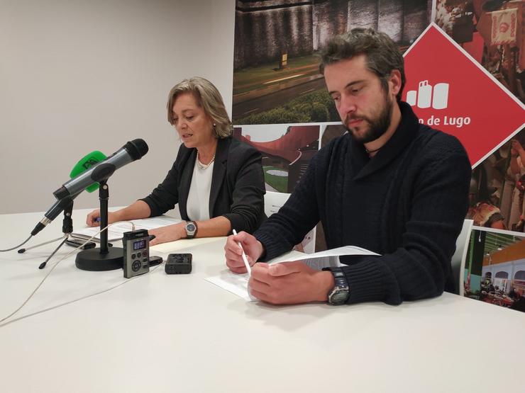 Rolda de prensa tras a Xunta de Goberno no Concello de Lugo. / Europa Press
