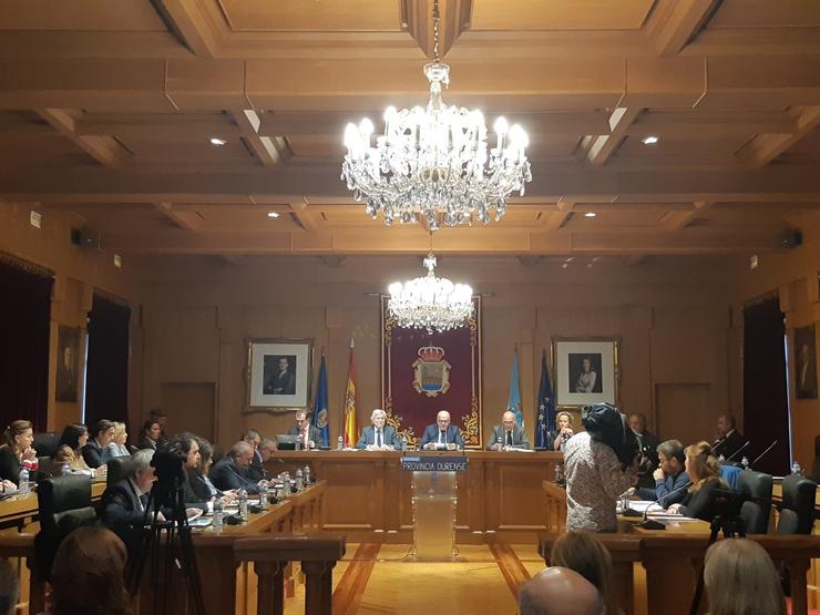 Debate do estado da provincia na Deputación de Ourense 