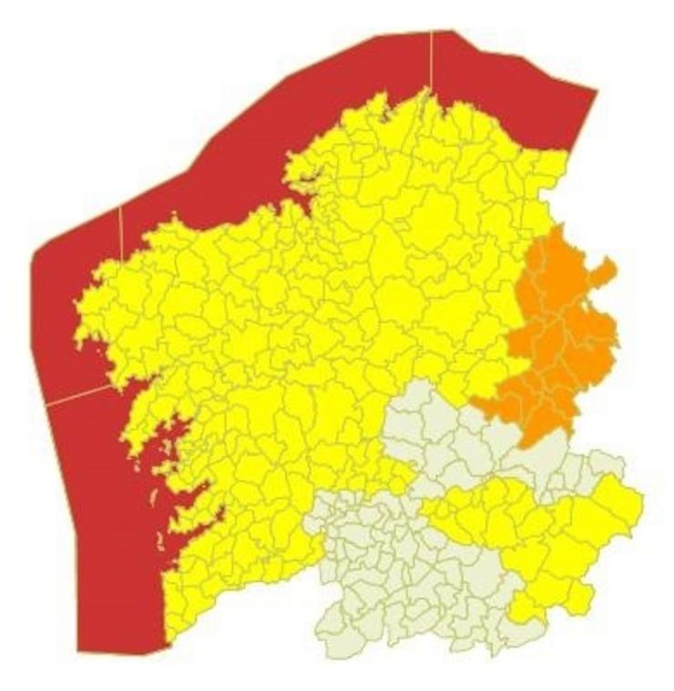 Alerta Vermella no litoral galego.. METEOGALICIA 