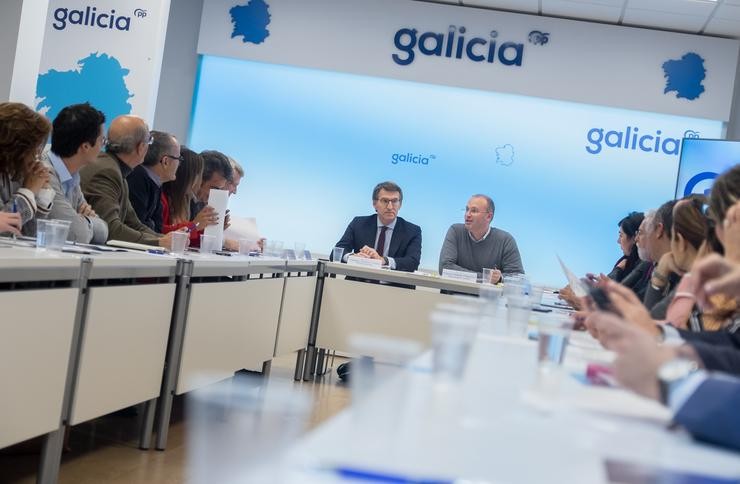 Feijóo preside o comité de dirección do PP galego / Europa Press