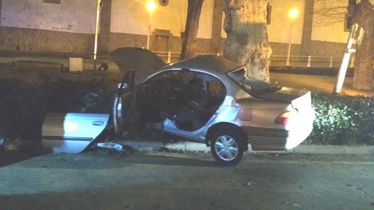 Accidente en Ferrol. POLICÍA LOCAL - Arquivo 