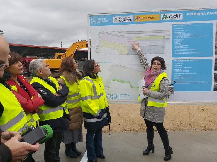 Visita de Ethel Vázquez a Ourense 