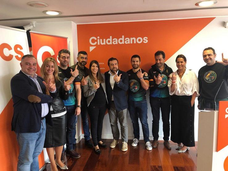 Ciudadanos Galicia despois de reunirse co Sindicato Unificado de Policía e a asociación de Justicial Salarial Policial 