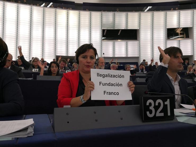 A portavoz do BNG en Europa, Ana Miranda. BNG 