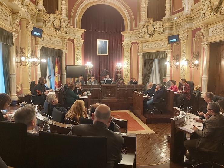 Pleno no Concello de Ourense. 