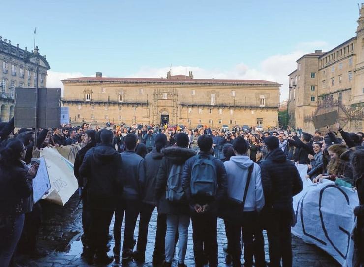 Protesta de estudantes 