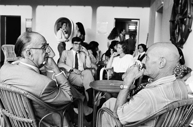 Foto De Camilo José Cela E José Hierro De Juantxu Rodríguez.. EUROPA PRESS/UIMP - Arquivo / Europa Press