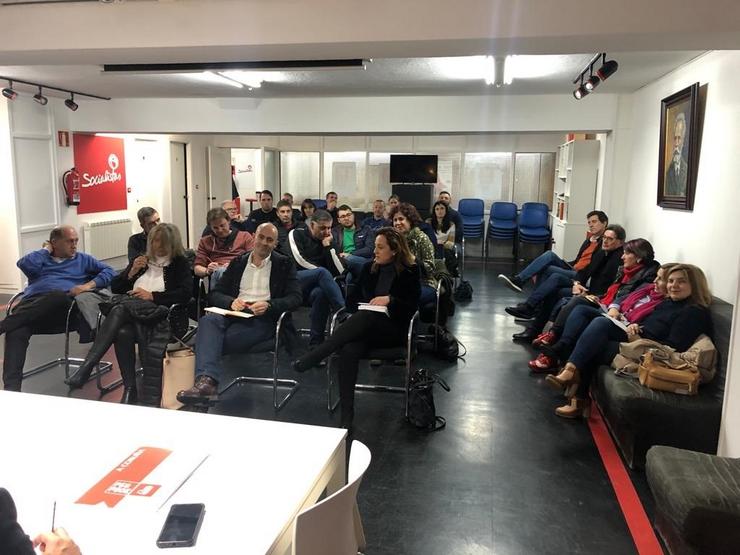 Reunión de socialistas da comarca de Santiago. PARTIDO SOCIALISTA / Europa Press
