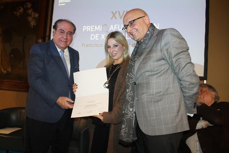 Entrega do XVI Premio Afundación de Xornalismo Fernández del Riego a Inma López Silva.. AFUNDACIÓN 