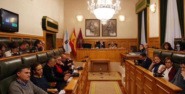 Pleno do Concello de Santiago.