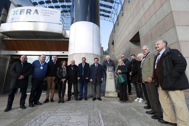 O secretario xeral dá Emigración, Antonio Rodríguez Miranda, xunto ao Pleno do Consello de Comunidades Galegas no edificio Xera, en Santiago. XUNTA / Europa Press