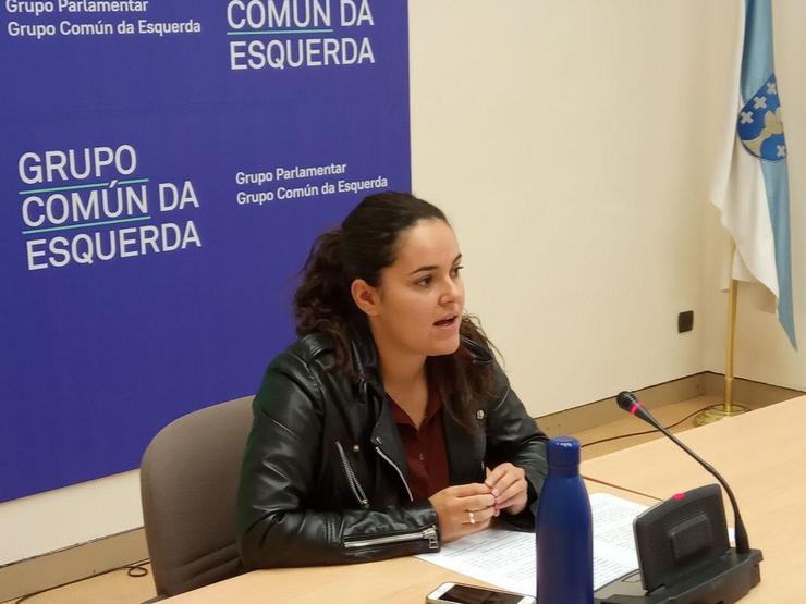 A deputada de Común dá Esquerda Luca Chao. COMÚN DÁ ESQUERDA 