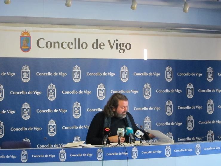 Rubén Pérez Correa este luns no Concello de Vigo. / Europa Press