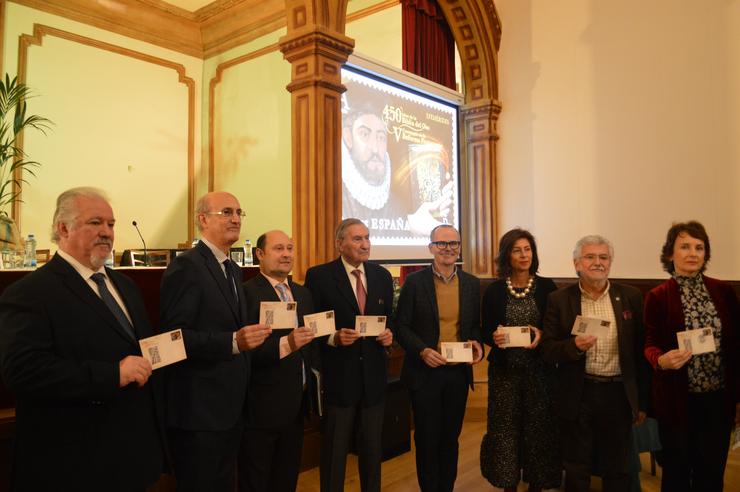 Correos presenta en Ourense o primeiro selo protestante que se emite en España. / Europa Press