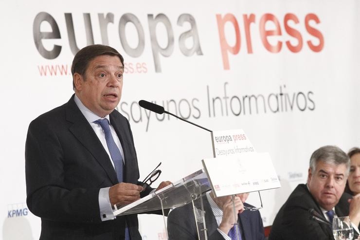 Almorzo Informativo de Europa Press co ministro de Agricultura, Luís Planas. Eduardo Parra - Europa Press 