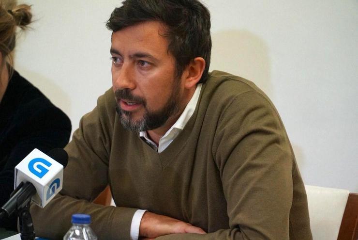 Antón Gómez-Reino, líder de Podemos Galicia. EN MAREA