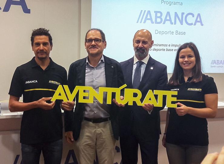 Presentación do ciclo de actividades Aventúrate de Abanca para fomentar o deporte de élite  